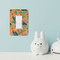 Toucans Rocker Light Switch Covers - Single - IN CONTEXT