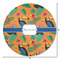 Toucans Round Area Rug - Size