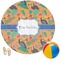 Toucans Round Beach Towel (Personalized)
