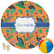 Toucans Round Beach Towel (Personalized)