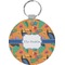 Toucans Round Plastic Keychain (Personalized)