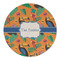 Toucans Round Linen Placemats - FRONT (Double Sided)