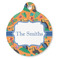Toucans Round Pet ID Tag - Large - Front