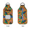 Toucans Sanitizer Holder Keychain - Large APPROVAL (Flat)