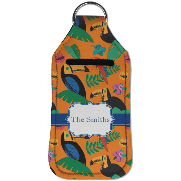 Toucans Sanitizer Holder Keychain - Large (Front)