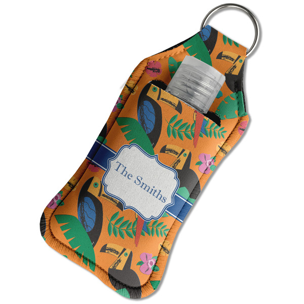 Toucans Sanitizer Holder Keychain - Large in Case