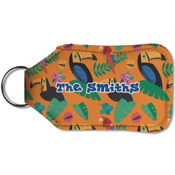 Toucans Sanitizer Holder Keychain - Small (Back)