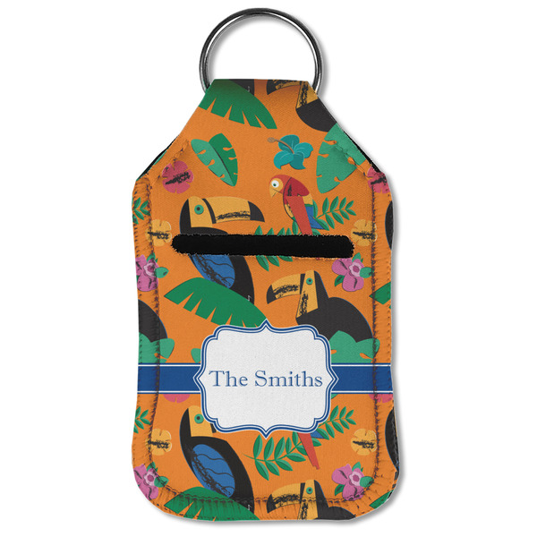 Toucans Sanitizer Holder Keychain - Small (Front Flat)