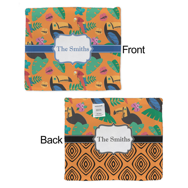 Toucans Security Blanket - Front & Back View