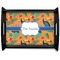 Toucans Black Wooden Tray - Large (Personalized)