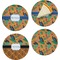 Toucans Set of Appetizer / Dessert Plates