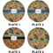 Toucans Set of Lunch / Dinner Plates (Approval)