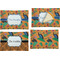 Toucans Set of Rectangular Appetizer / Dessert Plates
