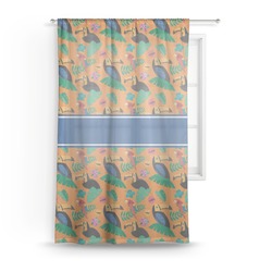 Toucans Sheer Curtain (Personalized)