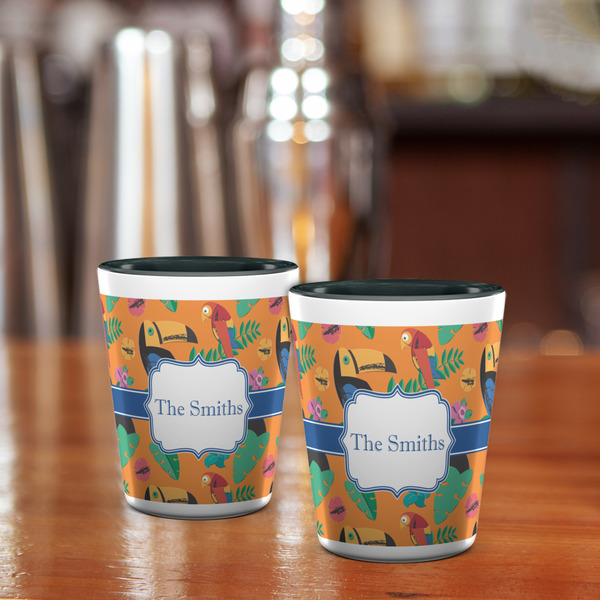 Toucans Shot Glass - Two Tone - LIFESTYLE