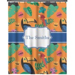 Toucans Extra Long Shower Curtain - 70"x84" (Personalized)