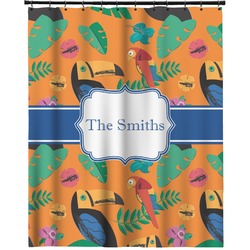 Toucans Extra Long Shower Curtain - 70"x84" (Personalized)
