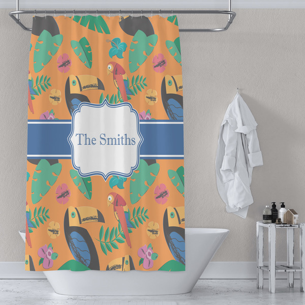 Toucans Shower Curtain Lifestyle