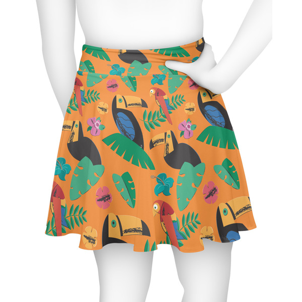 Toucans Skater Skirt - Back