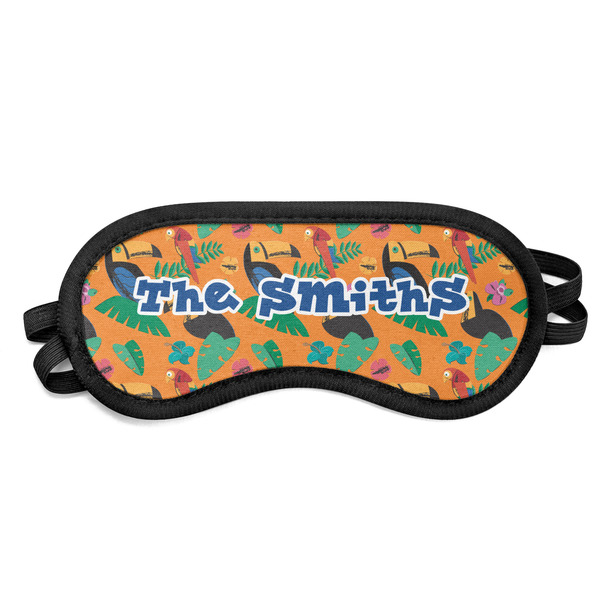 Custom Toucans Sleeping Eye Mask - Small (Personalized)