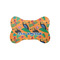 Toucans Bone Shaped Dog Food Mat (Small) (Personalized)