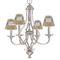 Toucans Small Chandelier Shade - LIFESTYLE (on chandelier)