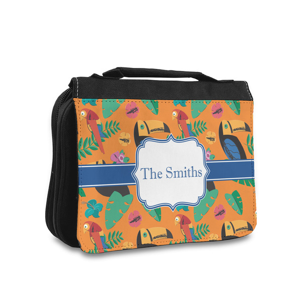 Custom Toucans Toiletry Bag - Small (Personalized)