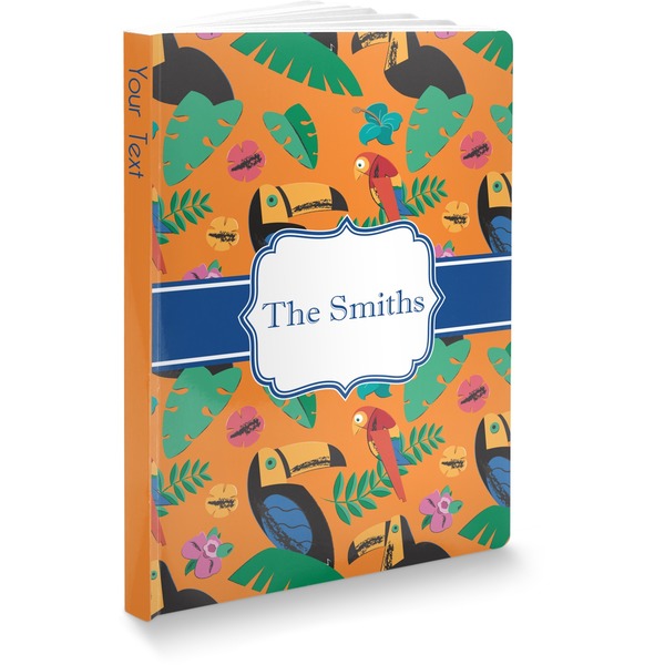 Custom Toucans Softbound Notebook - 5.75" x 8" (Personalized)