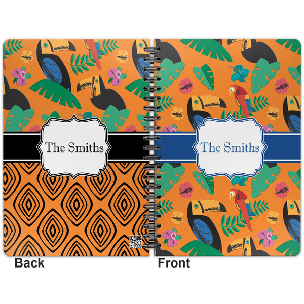 Toucans Spiral Journal 7 x 10 - Apvl