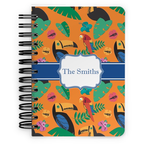 Custom Toucans Spiral Notebook - 5x7 w/ Name or Text