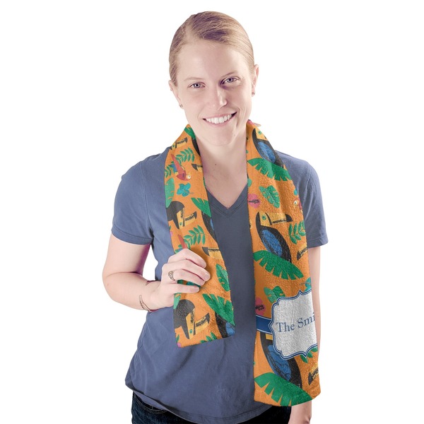 Toucans Sport Towel - Exercise use - Model