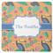 Toucans Square Rubber Backed Coaster (Personalized)