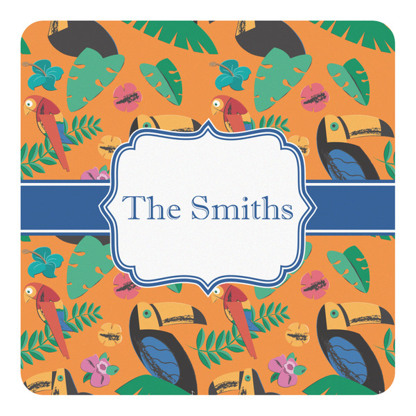 Custom Toucans Square Decal - Large (Personalized)