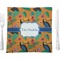 Toucans 9.5" Glass Square Lunch / Dinner Plate- Single or Set of 4 (Personalized)