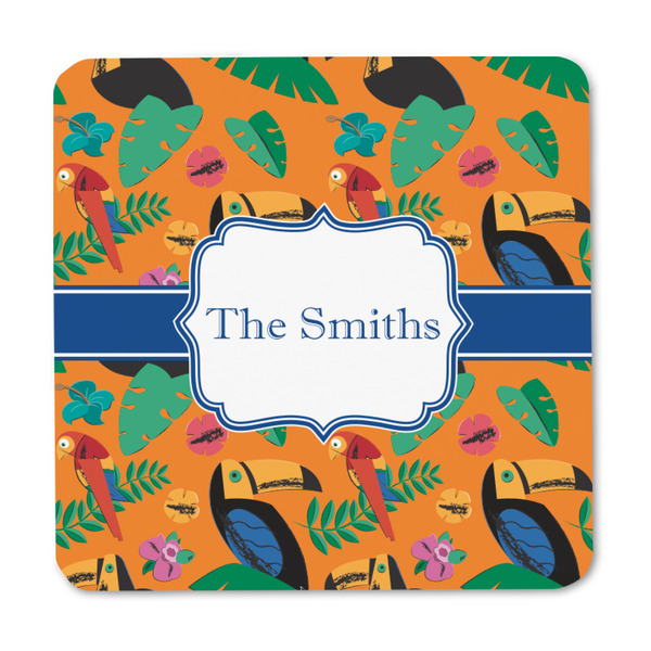 Toucans Square Fridge Magnet - FRONT