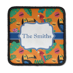Toucans Iron On Square Patch w/ Name or Text