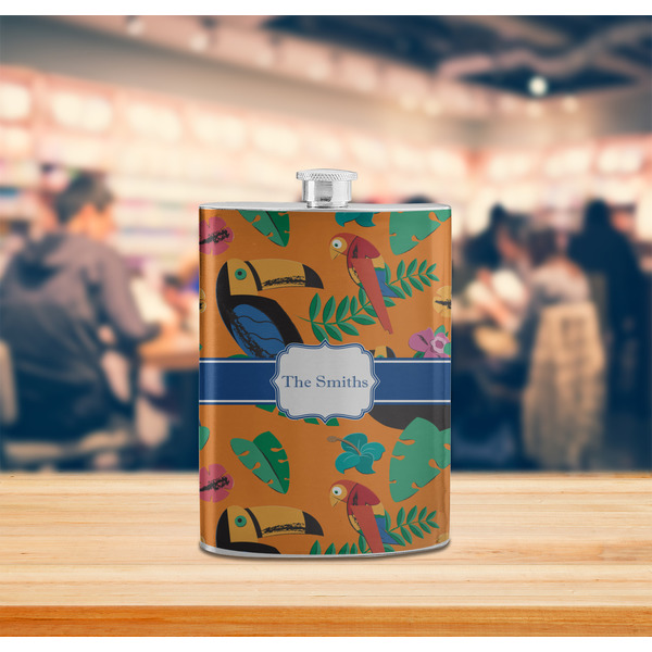 Toucans Stainless Steel Flask - LIFESTYLE 2