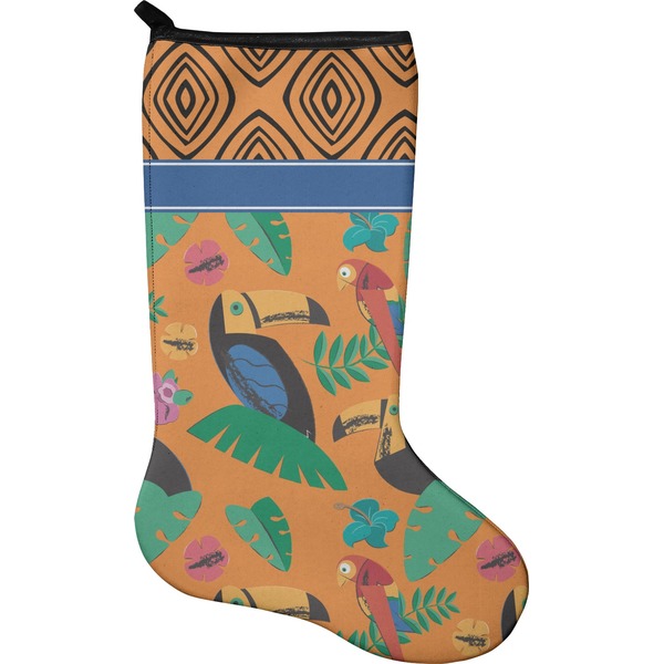 Custom Toucans Holiday Stocking - Neoprene