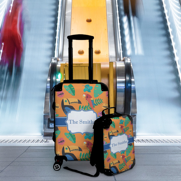 Toucans Suitcase Set 4 - IN CONTEXT