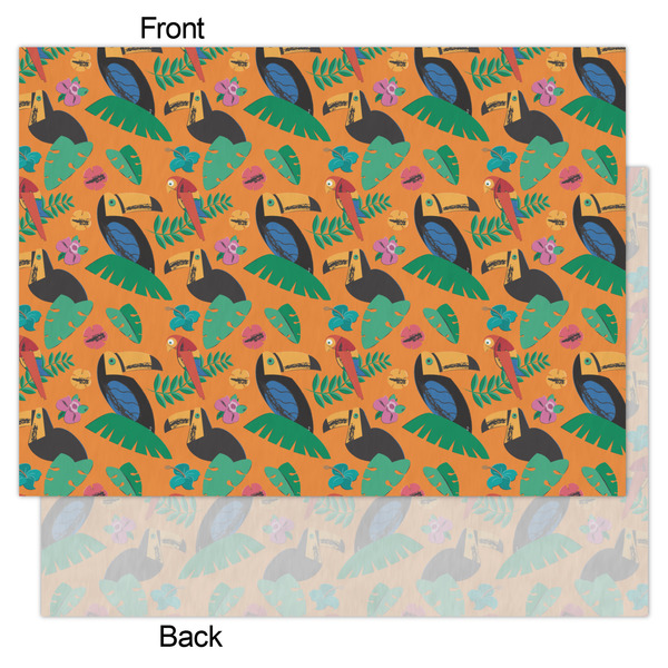 Toucans Tissue Paper - Lightweight - Large - Front & Back