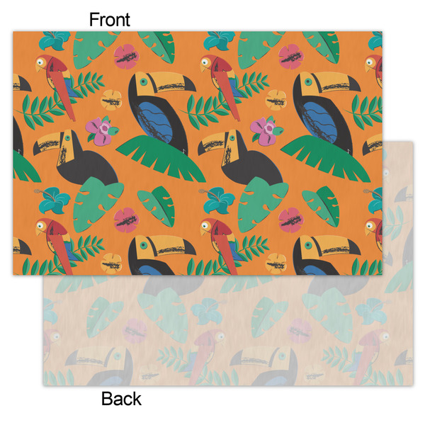 Toucans Tissue Paper - Lightweight - Small - Front & Back