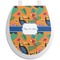 Toucans Toilet Seat Decal (Personalized)