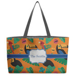 Toucans Beach Totes Bag - w/ Black Handles (Personalized)