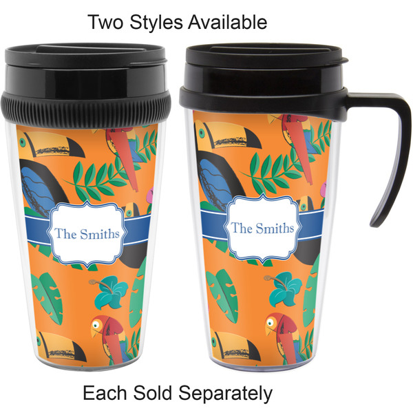 Toucans Travel Mugs - with & without Handle