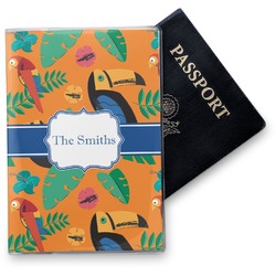 Toucans Vinyl Passport Holder (Personalized)