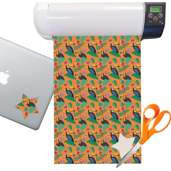 Custom Toucans Sticker Vinyl Sheet (Permanent)