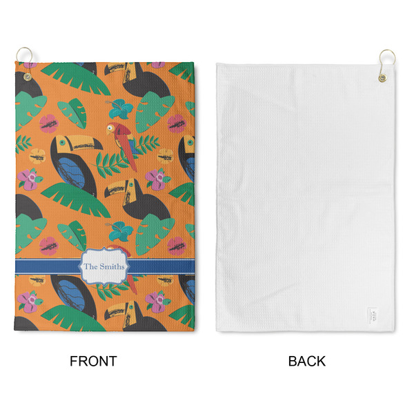 Toucans Waffle Weave Golf Towel - Approval