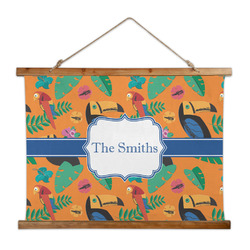 Toucans Wall Hanging Tapestry - Wide (Personalized)