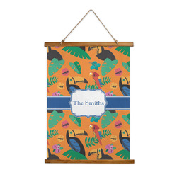 Toucans Wall Hanging Tapestry - Tall (Personalized)