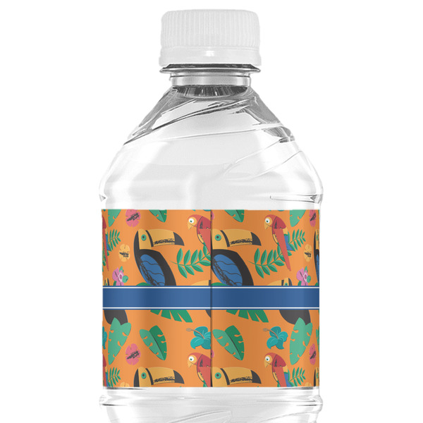 Toucans Water Bottle Label - Back View